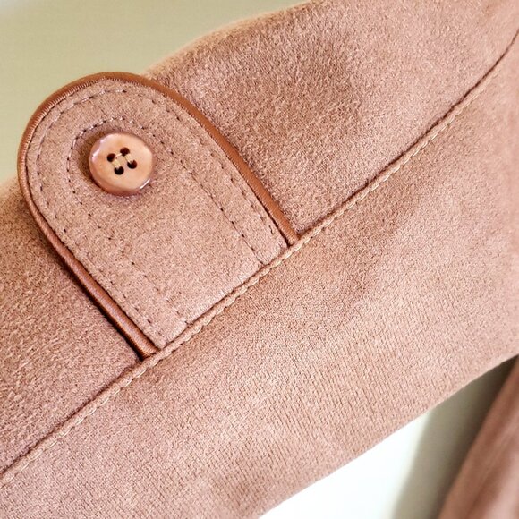 VINTAGE NWT Union Made Retro • Forecaster Of Boston • Long Mauve Coat Size 13/14 - Picture 10 of 11